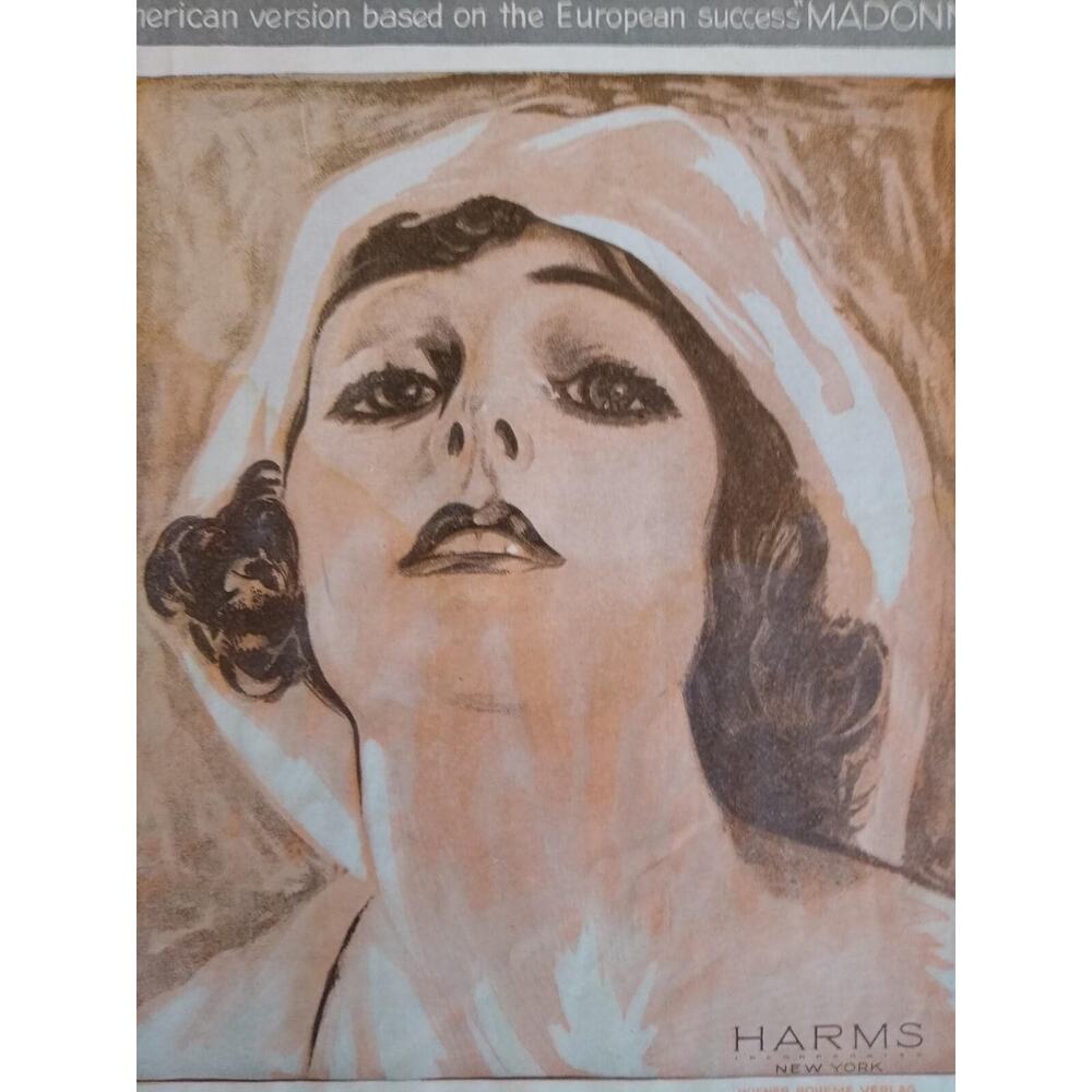 Sheet Music Song When Day Is Done Madonna BG De Sylva Robert Katscher Harms 1926